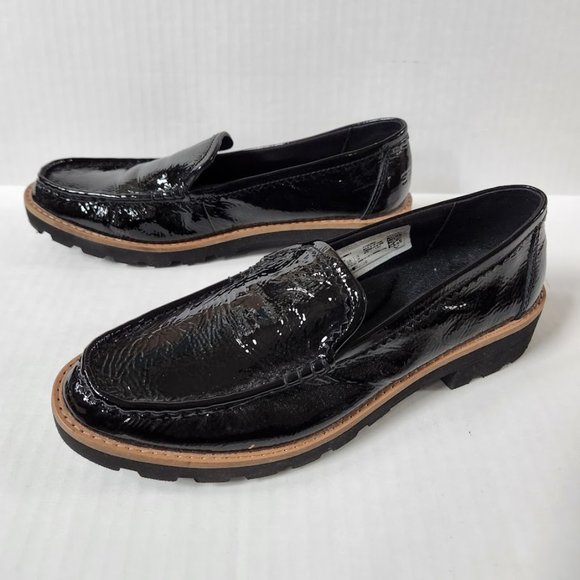 Sperry Shoes - Sperry Top-Sider Authentic Original Patent Leather Lug Loafers Worn 1X